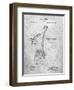 PP976-Slate Original Shovel Patent 1885 Patent Poster-Cole Borders-Framed Giclee Print