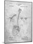 PP976-Slate Original Shovel Patent 1885 Patent Poster-Cole Borders-Mounted Giclee Print