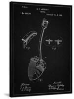 PP976-Vintage Black Original Shovel Patent 1885 Patent Poster-Cole Borders-Stretched Canvas