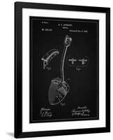 PP976-Vintage Black Original Shovel Patent 1885 Patent Poster-Cole Borders-Framed Giclee Print