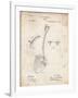 PP976-Vintage Parchment Original Shovel Patent 1885 Patent Poster-Cole Borders-Framed Giclee Print