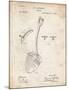 PP976-Vintage Parchment Original Shovel Patent 1885 Patent Poster-Cole Borders-Mounted Giclee Print