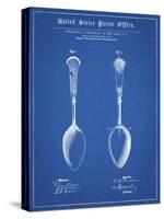 PP977-Blueprint Osiris Sterling Flatware Spoon Patent Poster-Cole Borders-Stretched Canvas