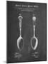 PP977-Chalkboard Osiris Sterling Flatware Spoon Patent Poster-Cole Borders-Mounted Giclee Print