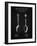 PP977-Vintage Black Osiris Sterling Flatware Spoon Patent Poster-Cole Borders-Framed Giclee Print