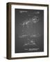 PP983-Black Grid Paper Airplane Patent Poster-Cole Borders-Framed Giclee Print