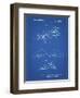 PP983-Blueprint Paper Airplane Patent Poster-Cole Borders-Framed Giclee Print