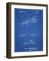 PP983-Blueprint Paper Airplane Patent Poster-Cole Borders-Framed Giclee Print