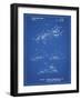 PP983-Blueprint Paper Airplane Patent Poster-Cole Borders-Framed Giclee Print