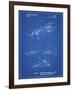 PP983-Blueprint Paper Airplane Patent Poster-Cole Borders-Framed Giclee Print