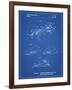 PP983-Blueprint Paper Airplane Patent Poster-Cole Borders-Framed Giclee Print