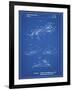 PP983-Blueprint Paper Airplane Patent Poster-Cole Borders-Framed Giclee Print