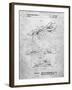 PP983-Slate Paper Airplane Patent Poster-Cole Borders-Framed Giclee Print