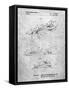 PP983-Slate Paper Airplane Patent Poster-Cole Borders-Framed Stretched Canvas