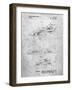 PP983-Slate Paper Airplane Patent Poster-Cole Borders-Framed Giclee Print