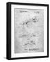 PP983-Slate Paper Airplane Patent Poster-Cole Borders-Framed Giclee Print