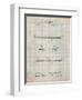 PP984-Antique Grid Parchment Pencil Patent Poster-Cole Borders-Framed Giclee Print