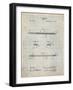 PP984-Antique Grid Parchment Pencil Patent Poster-Cole Borders-Framed Giclee Print