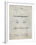 PP984-Antique Grid Parchment Pencil Patent Poster-Cole Borders-Framed Giclee Print