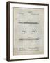 PP984-Antique Grid Parchment Pencil Patent Poster-Cole Borders-Framed Giclee Print