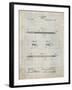 PP984-Antique Grid Parchment Pencil Patent Poster-Cole Borders-Framed Giclee Print