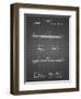 PP984-Black Grid Pencil Patent Poster-Cole Borders-Framed Giclee Print