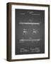 PP984-Black Grid Pencil Patent Poster-Cole Borders-Framed Giclee Print