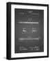 PP984-Black Grid Pencil Patent Poster-Cole Borders-Framed Giclee Print