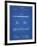 PP984-Blueprint Pencil Patent Poster-Cole Borders-Framed Giclee Print