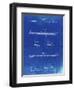 PP984-Faded Blueprint Pencil Patent Poster-Cole Borders-Framed Giclee Print