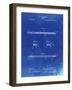 PP984-Faded Blueprint Pencil Patent Poster-Cole Borders-Framed Giclee Print