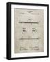 PP984-Sandstone Pencil Patent Poster-Cole Borders-Framed Giclee Print