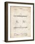 PP984-Vintage Parchment Pencil Patent Poster-Cole Borders-Framed Giclee Print