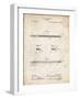 PP984-Vintage Parchment Pencil Patent Poster-Cole Borders-Framed Giclee Print