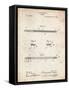 PP984-Vintage Parchment Pencil Patent Poster-Cole Borders-Framed Stretched Canvas