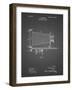 PP985-Black Grid Photographic Camera Patent Poster-Cole Borders-Framed Giclee Print