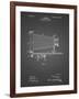 PP985-Black Grid Photographic Camera Patent Poster-Cole Borders-Framed Giclee Print