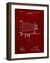 PP985-Burgundy Photographic Camera Patent Poster-Cole Borders-Framed Giclee Print