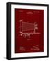 PP985-Burgundy Photographic Camera Patent Poster-Cole Borders-Framed Giclee Print