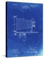 PP985-Faded Blueprint Photographic Camera Patent Poster-Cole Borders-Stretched Canvas