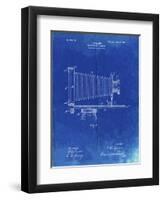 PP985-Faded Blueprint Photographic Camera Patent Poster-Cole Borders-Framed Giclee Print