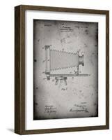PP985-Faded Grey Photographic Camera Patent Poster-Cole Borders-Framed Giclee Print