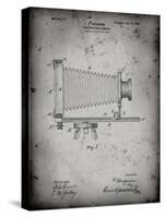 PP985-Faded Grey Photographic Camera Patent Poster-Cole Borders-Stretched Canvas