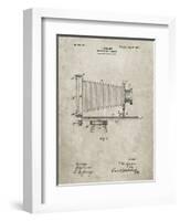 PP985-Sandstone Photographic Camera Patent Poster-Cole Borders-Framed Giclee Print