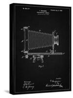 PP985-Vintage Black Photographic Camera Patent Poster-Cole Borders-Stretched Canvas