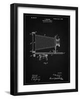 PP985-Vintage Black Photographic Camera Patent Poster-Cole Borders-Framed Giclee Print