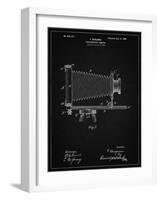 PP985-Vintage Black Photographic Camera Patent Poster-Cole Borders-Framed Giclee Print