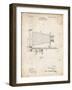 PP985-Vintage Parchment Photographic Camera Patent Poster-Cole Borders-Framed Giclee Print