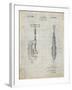 PP986-Antique Grid Parchment Pipe Cutting Tool Patent Poster-Cole Borders-Framed Giclee Print