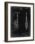 PP986-Black Grunge Pipe Cutting Tool Patent Poster-Cole Borders-Framed Giclee Print